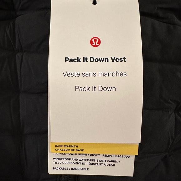 Lululemon Women’s Pack it Down Vest - Picture 3 of 3